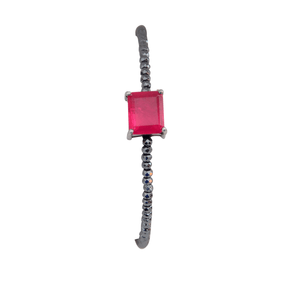 PU1000037---Pulseira-com-Pedra-Pink-Fusion-retangular-e-hematitas-em-Prata-e-Rodio-Negro PU1000037---Pulseira-com-Pedra-Pink-Fusion-retangular-e-hematitas-em-Prata-e-Rodio-Negro
