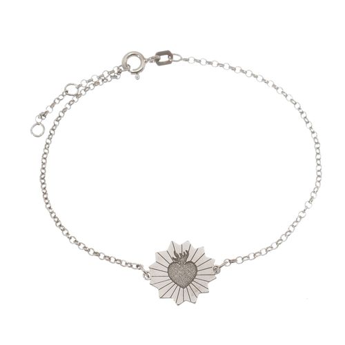 Pulseira-Sagrado-Coracao-em-Prata-com-Rodio