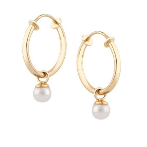 Brinco-Argola-e-Perolinha-em-Ouro-|Colecao-Kinder