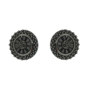 Brinco-Pizza-com-Zirconias-Negras-em-Prata-com-Banho-de-Rodio-Negro Brinco-Pizza-com-Zirconias-Negras-em-Prata-com-Banho-de-Rodio-Negro