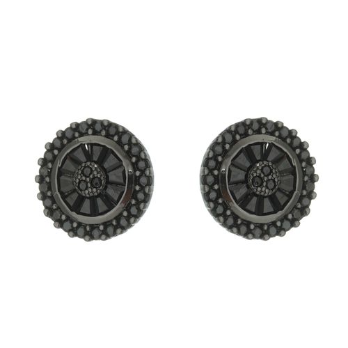 Brinco-Pizza-com-Zirconias-Negras-em-Prata-com-Banho-de-Rodio-Negro