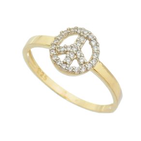 Anel-Paz-com-Zirconias-Brancas-em-Prata-com-Banho-de-Ouro Anel-Paz-com-Zirconias-Brancas-em-Prata-com-Banho-de-Ouro