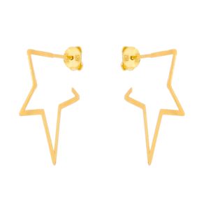 Brinco-Estrela--em-Ouro-|-Colecao-Star Brinco-Estrela--em-Ouro-|-Colecao-Star