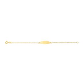 Pulseira-Chapa-Oval-em-Ouro-18K-|-Colecao-Baby Pulseira-Chapa-Oval-em-Ouro-18K-|-Colecao-Baby