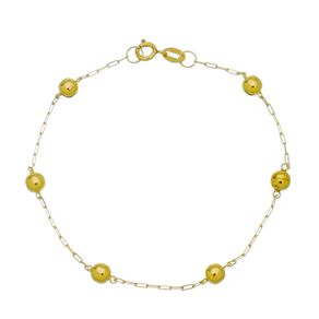 PulseiradeBolinhas4mmemOuro PulseiradeBolinhas4mmemOuro