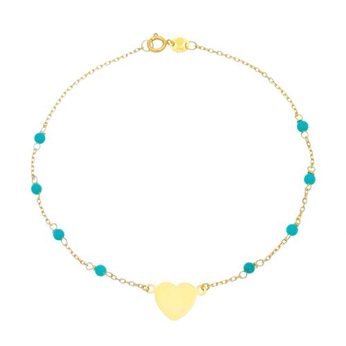 Pulseira-Turquesa-e-Coracao-em-Ouro-18K