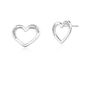 Brinco-Coracao-com-Textura-em-Prata-e-Rodio-|-Colecao-Love