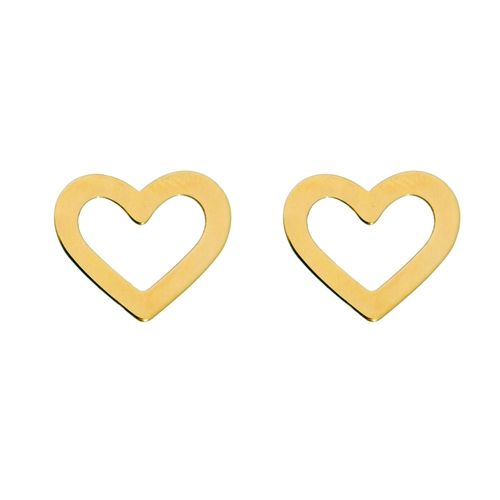 BrincoCoracaoVazadoemOuro18K
