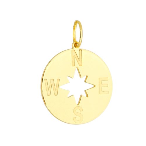Pingente-Bussola-Norte-Sul-Leste-e-Oeste-em-prata-com-banho-de-ouro
