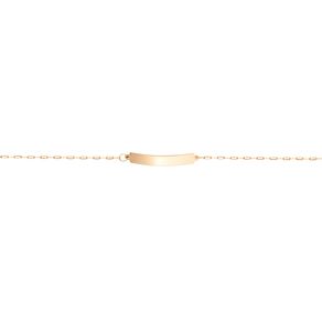 Pulseira-Plaquinha-em-Ouro-18K-|-Baby Pulseira-Plaquinha-em-Ouro-18K-|-Baby