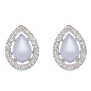 Brinco-Gota-com-Zirconias-Lilas-em-Prata Brinco-Gota-com-Zirconias-Lilas-em-Prata