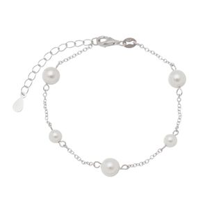 Pulseira-Perolas-em-Prata-e-Rodio Pulseira-Perolas-em-Prata-e-Rodio