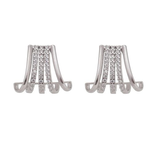 Brinco-Detalhes-Tiras-Lisa-e-com-Zirconias-Brancas-em-Prata-e-Rodio