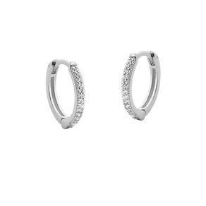 Brinco-Argola-Click-com-Zirconia-Branca-em-Prata Brinco-Argola-Click-com-Zirconia-Branca-em-Prata