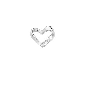 Pingente-Coracao-Delicado-em-Prata-com-Zirconia-Branca Pingente-Coracao-Delicado-em-Prata-com-Zirconia-Branca