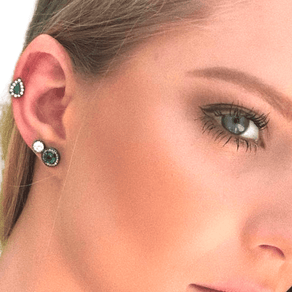 Brinco-e-Colar-Verde-Esmeralda-e-Black-Zirconias-em-Prata-Rodio-Negro