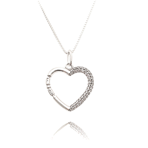Gargantilha-Coracao-Cravejado-com-Zirconias-em-Prata-e-Rodio Gargantilha-Coracao-Cravejado-com-Zirconias-em-Prata-e-Rodio