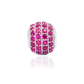 Pingente-Separador-com-Zirconias-Pink-em-Prata-CH1000102 Pingente-Separador-com-Zirconias-Pink-em-Prata-CH1000102