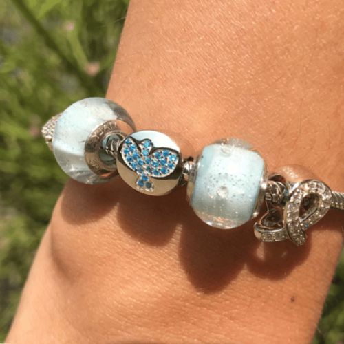 Pingente-da-Paz-Azul-em-Prata Pingente-da-Paz-Azul-em-Prata