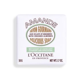 Sabonete Esfoliante Corporal de Amêndoa 50g - Loccitane Shampoo & Sabonetes