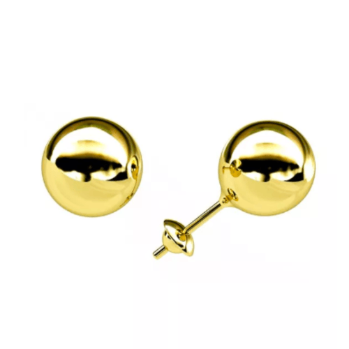 Artllure-Brinco-Bola-10mm-em-Ouro-18K